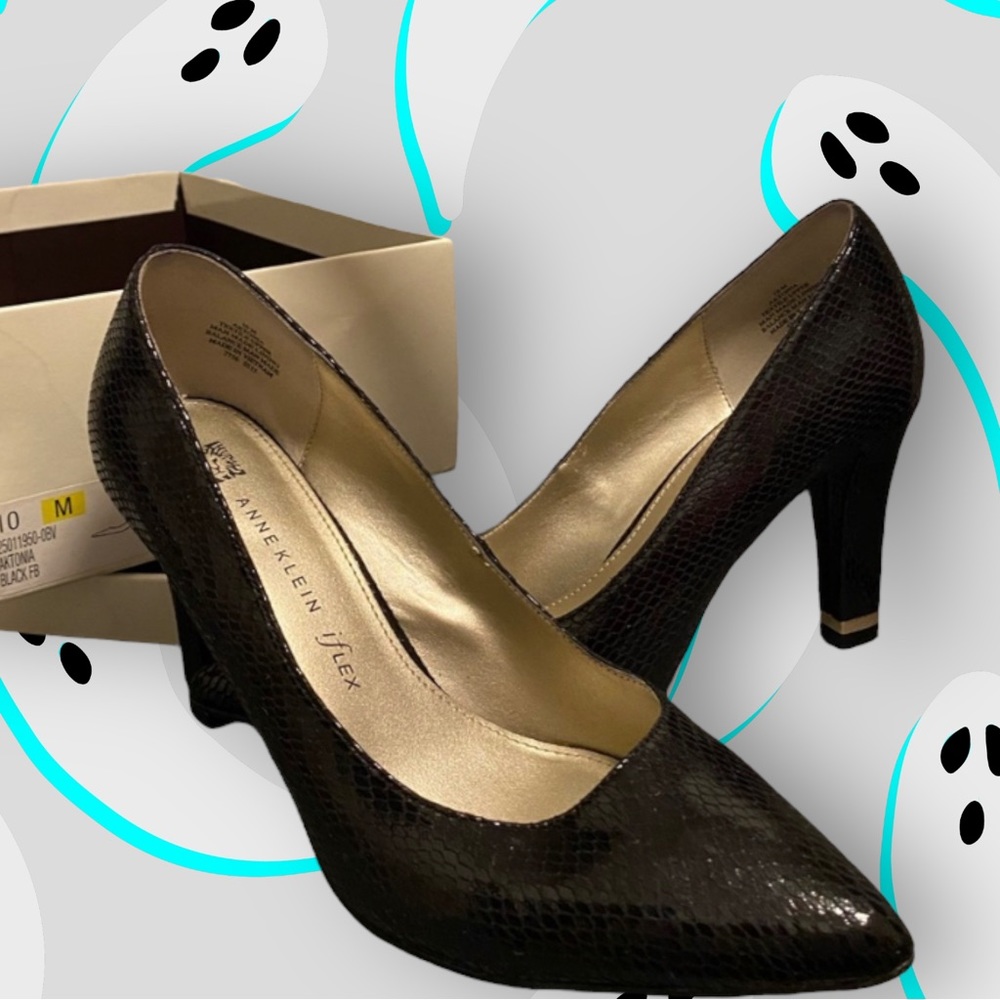 EXCELLENT USED - Anne Klein, model Aktonia Heels with iFlex soles, size 10M.